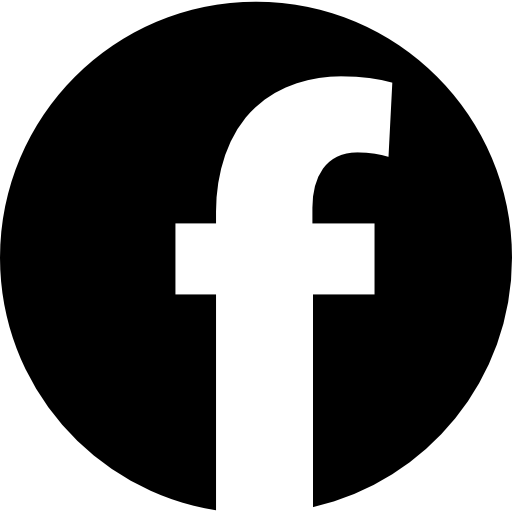 Facebook logo in circular shape